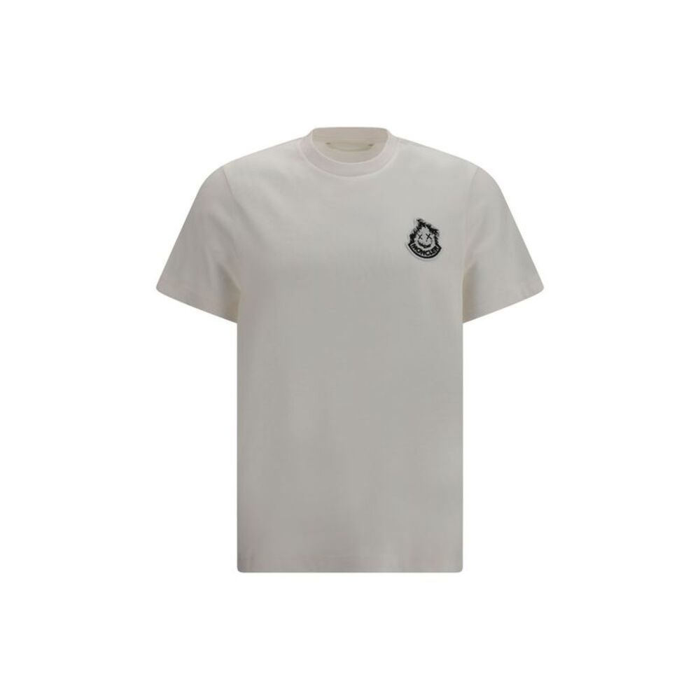 Moncler Beige Cotton Men's T-Shirt